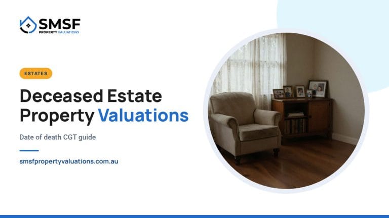 Deceased Estate Property Valuations. A quiet living room with an armchair and family photos. SMSF Property Valuations
